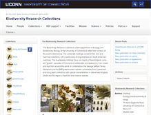 Tablet Screenshot of biodiversity.uconn.edu