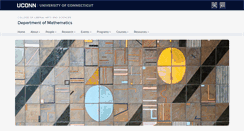 Desktop Screenshot of math.uconn.edu