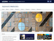 Tablet Screenshot of math.uconn.edu