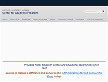 Tablet Screenshot of cap.uconn.edu