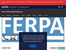Tablet Screenshot of ece.uconn.edu