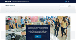 Desktop Screenshot of dining.uconn.edu
