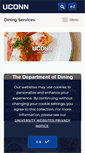 Mobile Screenshot of dining.uconn.edu