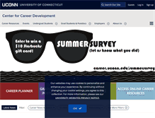 Tablet Screenshot of career.uconn.edu