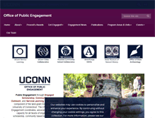 Tablet Screenshot of engagement.uconn.edu