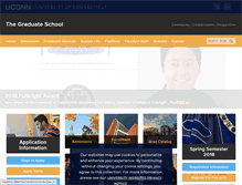 Tablet Screenshot of grad.uconn.edu