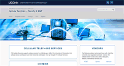 Desktop Screenshot of cellular.uconn.edu