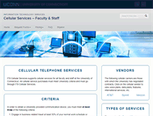 Tablet Screenshot of cellular.uconn.edu