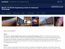 Tablet Screenshot of becat.uconn.edu