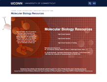 Tablet Screenshot of biologyteacher.uconn.edu