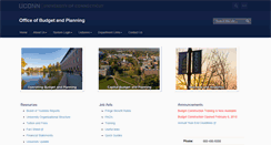 Desktop Screenshot of budget.uconn.edu