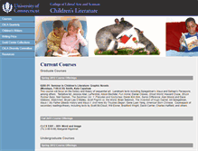 Tablet Screenshot of childlit.uconn.edu