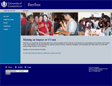 Tablet Screenshot of peerfest.uconn.edu