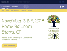 Tablet Screenshot of bookfair.uconn.edu