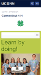 Mobile Screenshot of 4-h.uconn.edu