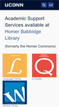 Mobile Screenshot of learningcommons.uconn.edu