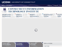 Tablet Screenshot of citi.uconn.edu