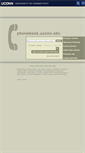 Mobile Screenshot of phonebk.uconn.edu