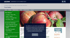 Desktop Screenshot of foodsafety.uconn.edu