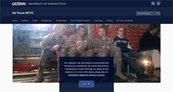 Desktop Screenshot of airforce.uconn.edu