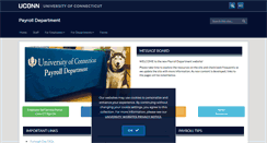 Desktop Screenshot of payroll.uconn.edu