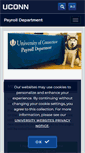 Mobile Screenshot of payroll.uconn.edu