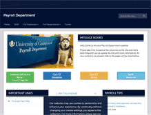 Tablet Screenshot of payroll.uconn.edu