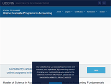 Tablet Screenshot of msaccounting.business.uconn.edu