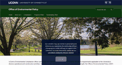 Desktop Screenshot of envpolicy.uconn.edu