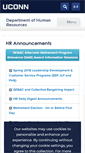 Mobile Screenshot of hr.uconn.edu