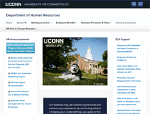 Tablet Screenshot of hr.uconn.edu