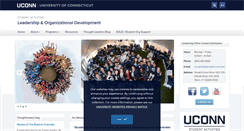 Desktop Screenshot of leadership.uconn.edu