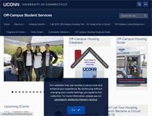 Tablet Screenshot of offcampus.uconn.edu