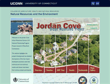 Tablet Screenshot of jordancove.uconn.edu