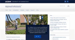 Desktop Screenshot of econ.uconn.edu