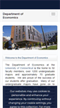 Mobile Screenshot of econ.uconn.edu