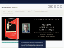 Tablet Screenshot of humanrights.uconn.edu
