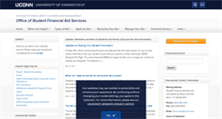 Desktop Screenshot of financialaid.uconn.edu