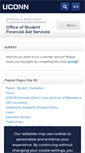 Mobile Screenshot of financialaid.uconn.edu