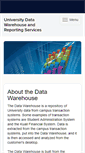 Mobile Screenshot of datawarehouse.uconn.edu