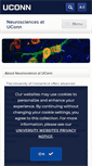 Mobile Screenshot of neuroscience.uconn.edu