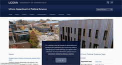 Desktop Screenshot of polisci.uconn.edu