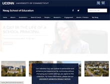 Tablet Screenshot of education.uconn.edu