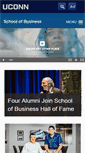 Mobile Screenshot of business.uconn.edu