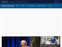 Tablet Screenshot of business.uconn.edu