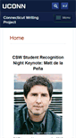Mobile Screenshot of cwp.uconn.edu