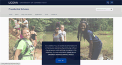 Desktop Screenshot of presidentialscholars.uconn.edu