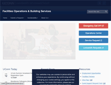 Tablet Screenshot of fo.uconn.edu