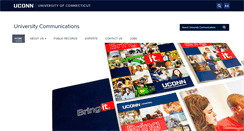 Desktop Screenshot of communications.uconn.edu