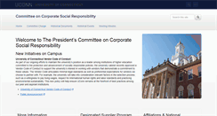Desktop Screenshot of csr.uconn.edu